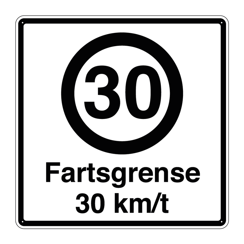 Fartsgrense 30 km/t & Fartsgrense 30 km/t