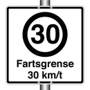 Fartsgrense 30 km/t