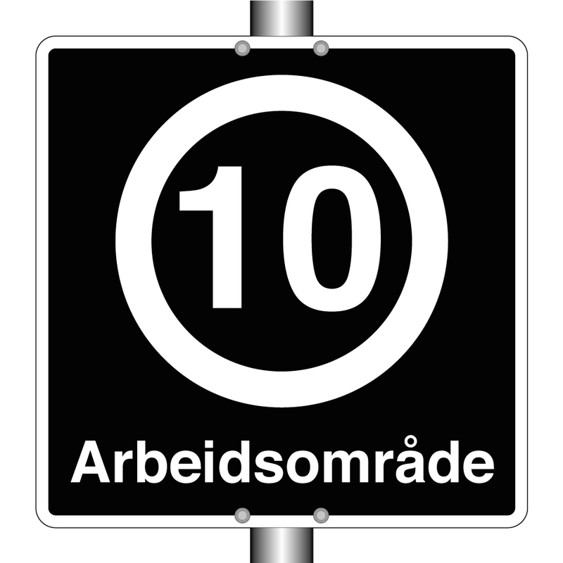 10 km/t Arbeidsområde & 10 km/t Arbeidsområde