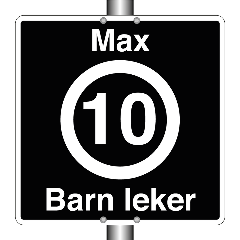 Max 10 km/t Barn leker & Max 10 km/t Barn leker