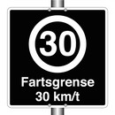 Fartsgrense 30 km/t