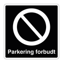 Parkering forbudt