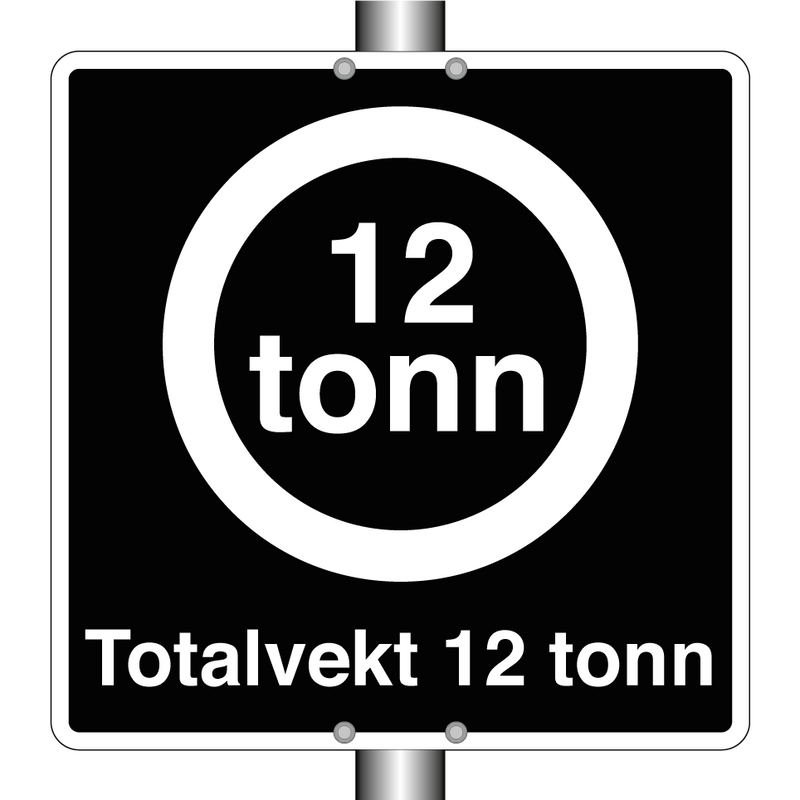 Totalvekt 12 tonn & Totalvekt 12 tonn