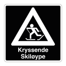 Kryssende Skiløype