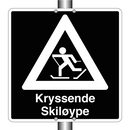 Kryssende Skiløype
