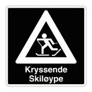 Kryssende Skiløype