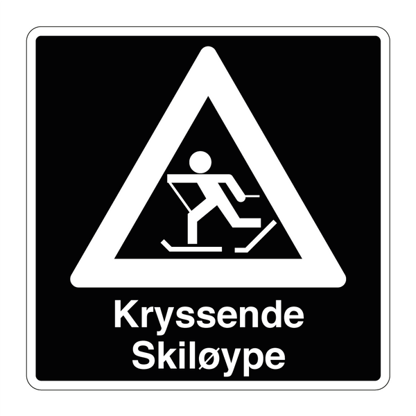 Kryssende Skiløype