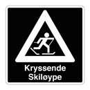 Kryssende Skiløype