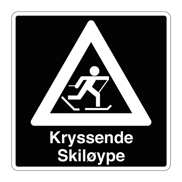 Kryssende Skiløype