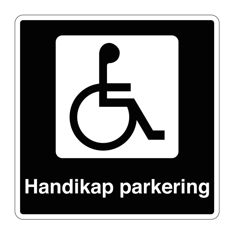 Handikap parkering & Handikap parkering & Handikap parkering
