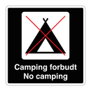 Camping forbudt No camping