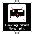 Camping forbudt No camping