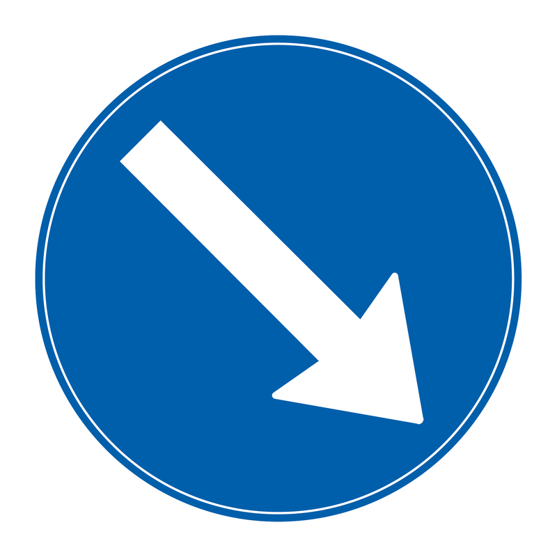 Pabudt Kjorefelt Skilt () Pabudt Kjorefelt Skilt