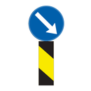 404.1/906.V Påbudt kjørefelt til høyre & 404.1/906.V Påbudt kjørefelt til høyre