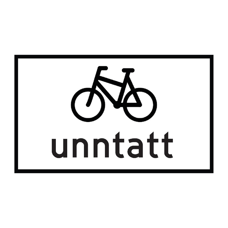 807.6U Sykkel unntatt & 807.6U Sykkel unntatt & 807.6U Sykkel unntatt & 807.6U Sykkel unntatt