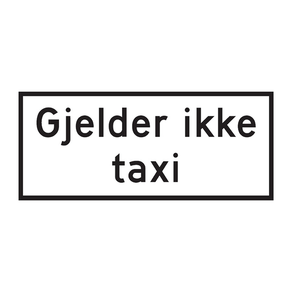 808.315 Gjelder ikke taxi & 808.315 Gjelder ikke taxi & 808.315 Gjelder ikke taxi