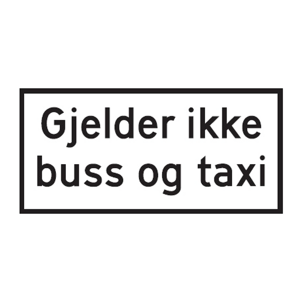 808.317 Gjelder ikke buss og taxi & 808.317 Gjelder ikke buss og taxi