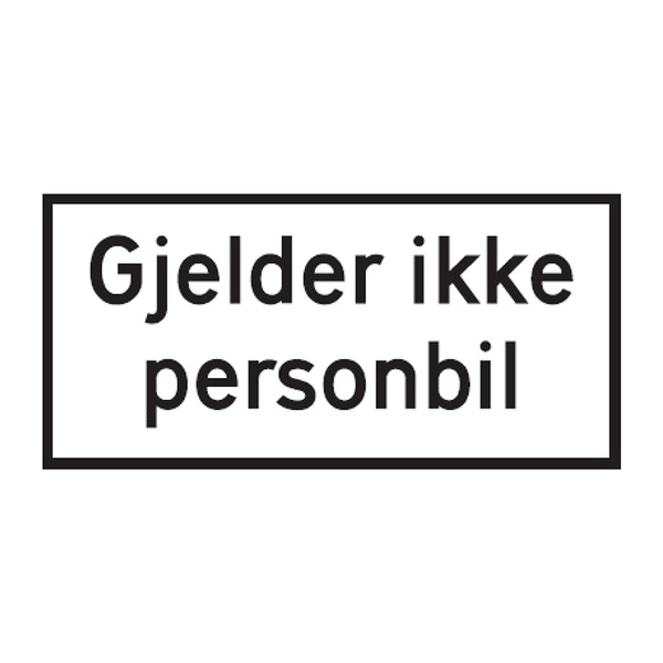 808.319 Gjelder ikke personbil & 808.319 Gjelder ikke personbil & 808.319 Gjelder ikke personbil