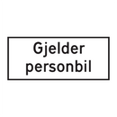 808.321 Gjelder personbil & 808.321 Gjelder personbil & 808.321 Gjelder personbil