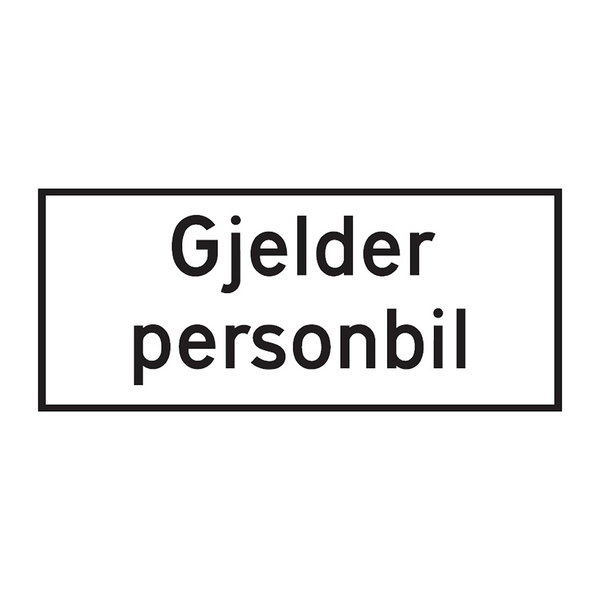 808.321 Gjelder personbil & 808.321 Gjelder personbil & 808.321 Gjelder personbil