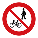 306.8 Forbudt for gående og syklende & 306.8 Forbudt for gående og syklende