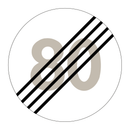 364.8 Slutt på særskilt fartsgrense (80) & 364.8 Slutt på særskilt fartsgrense (70)