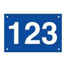 Parkeringsskilt med nummer & Parkeringsskilt med nummer & Parkeringsskilt med nummer