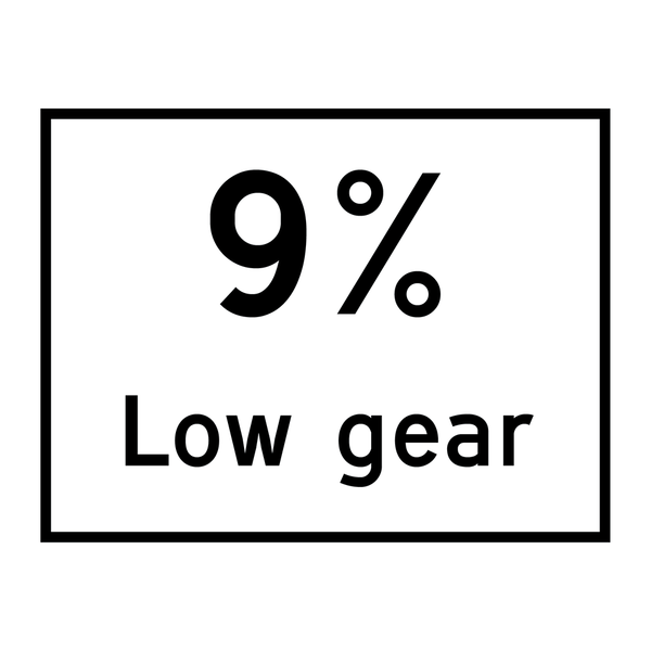 813.2 Stigningsgrad Low gear & 813.2 Stigningsgrad Low gear & 813.2 Stigningsgrad Low gear