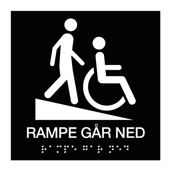 Rampe går ned - Taktil & Rampe går ned - Taktil & Rampe går ned - Taktil