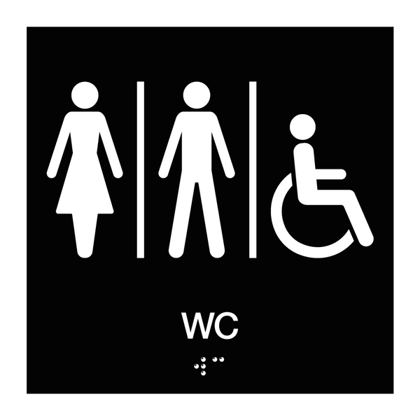 WC Unisex og HCWC  - Taktil & WC Unisex og HCWC  - Taktil & WC Unisex og HCWC  - Taktil