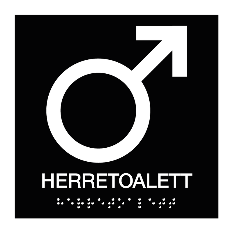 Herretoalett - Taktil