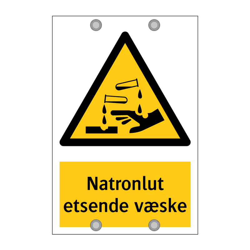 Natronlut etsende væske