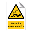 Natronlut etsende væske