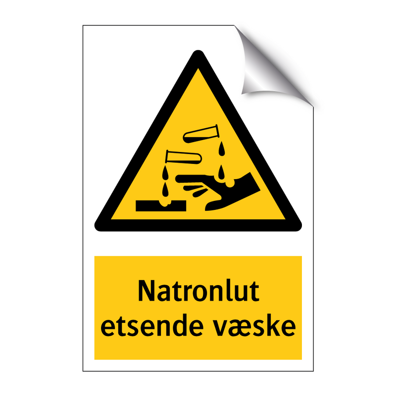 Natronlut etsende væske