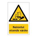 Natronlut etsende væske
