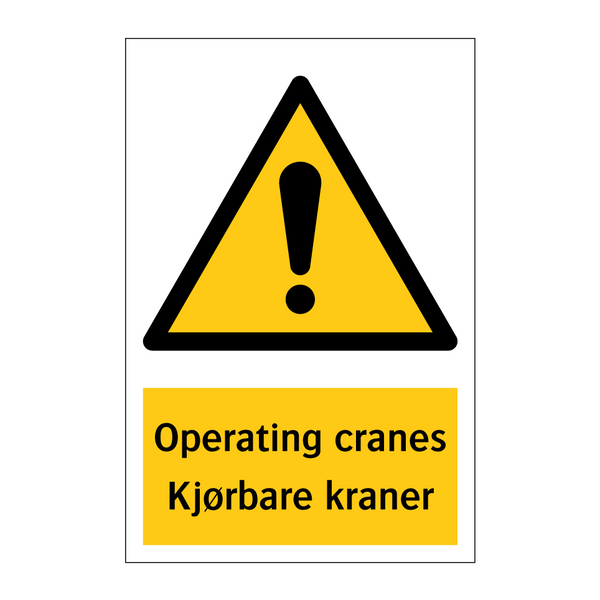 Operating cranes Kjørbare kraner