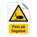 Pass på fingrene