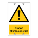 Propan eksplosjonsfare
