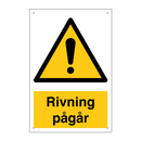 Riving pågår