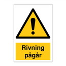 Riving pågår