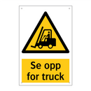Se opp for truck