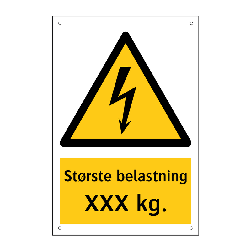 Største belastning & Største belastning & Største belastning & Største belastning