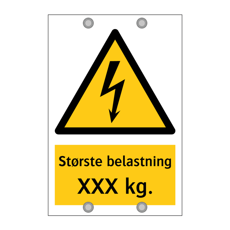 Største belastning & Største belastning & Største belastning & Største belastning