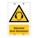 Støysone bruk hørselvern