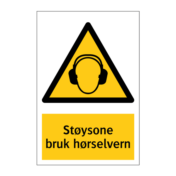 Støysone bruk hørselvern