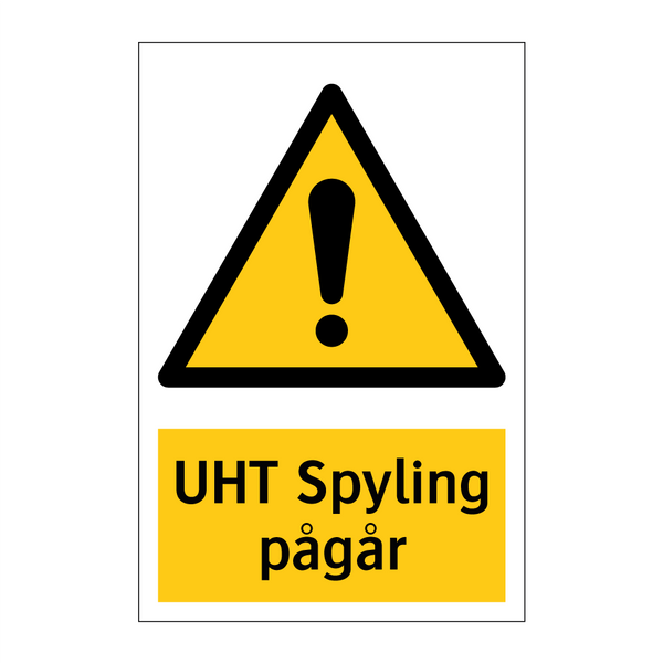 UHT Spyling pågår