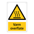 Varm overflate