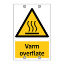 Varm overflate