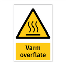 Varm overflate