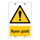 Åpen grøft